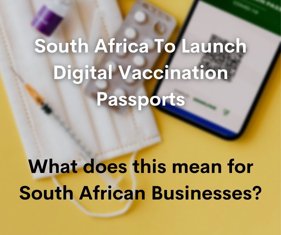 South Africa to Launch Digital Vaccination Passports - Taunton Tech