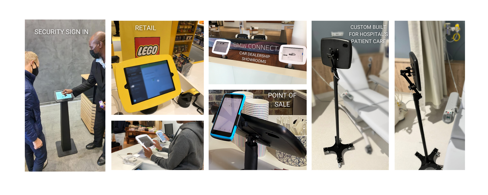 Secure tablet stands for various devices. Safe and secure. – Taunton Tech